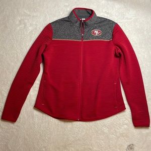 Women’s NFL full zip jacket San Francisco 49ers Team Apparel TX3 Warm size XL